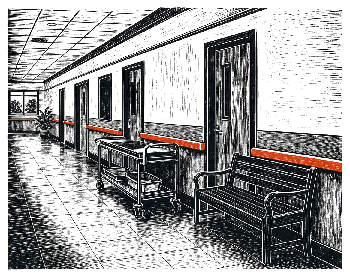 Hospital corridor