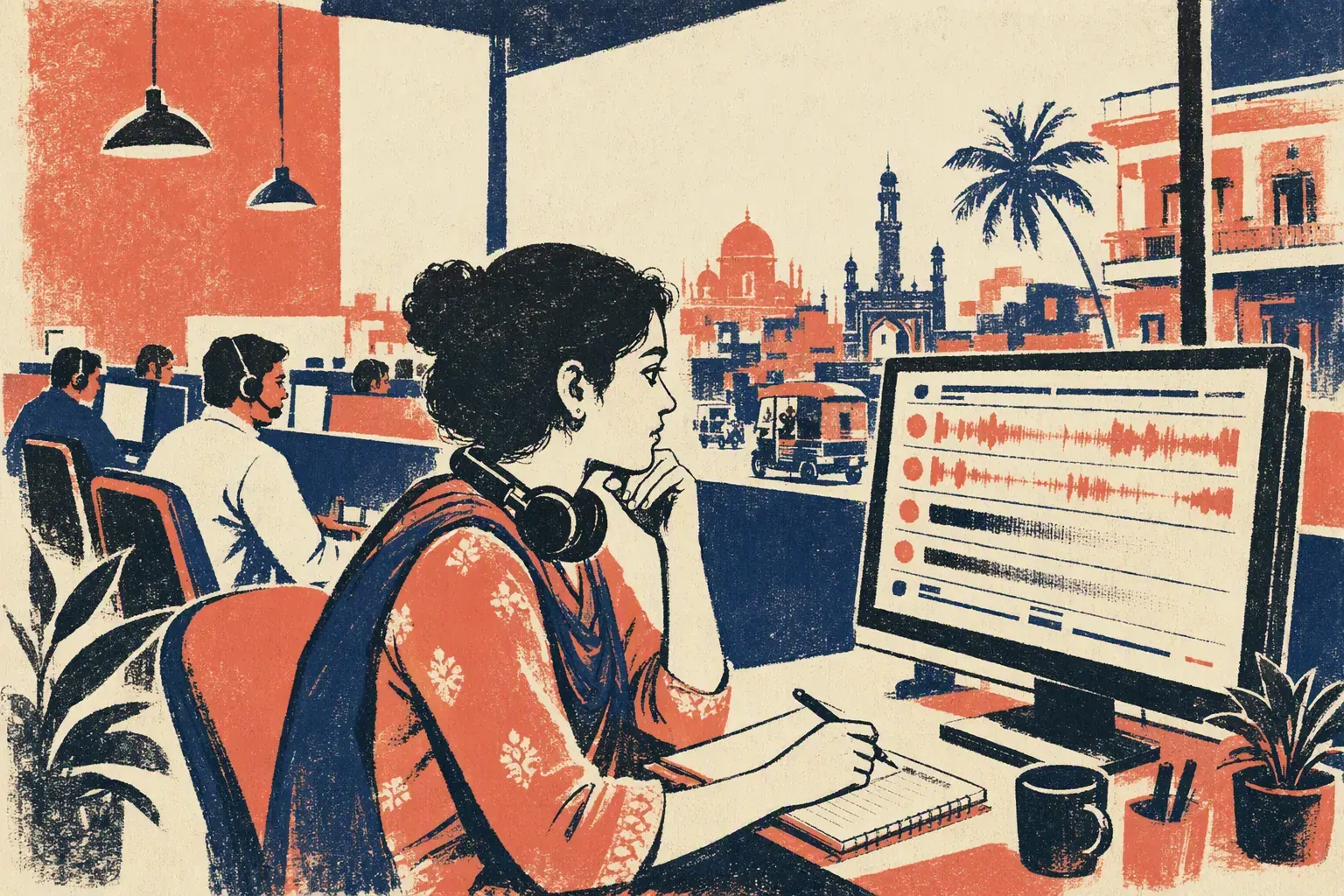 Call center quality monitoring