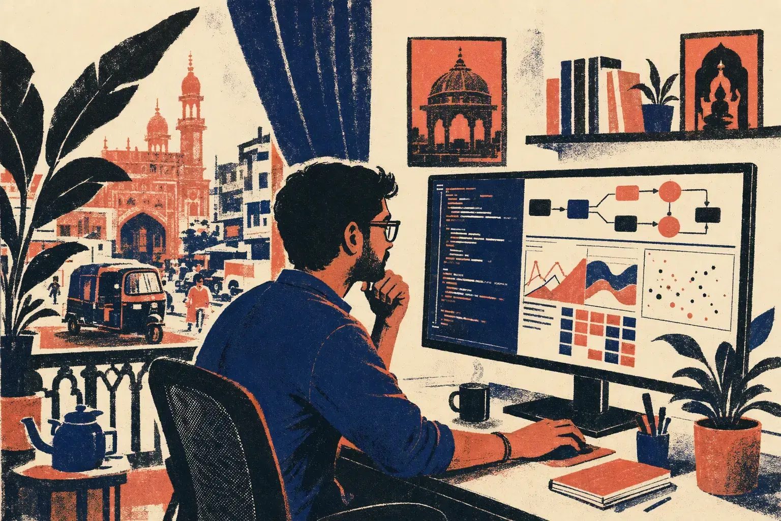 AI agent orchestrating customer conversations