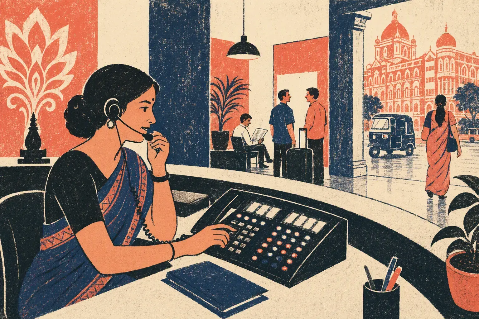 AI answering incoming business phone calls