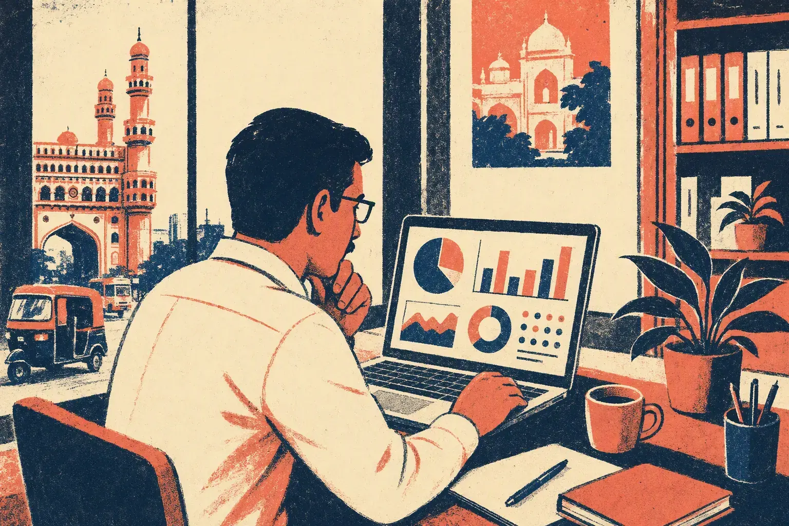 CRM analytics dashboard